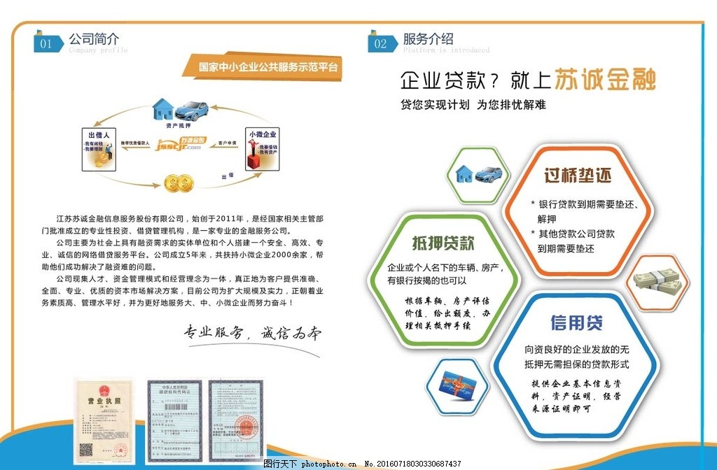 信贷推广商务合作 图行天下