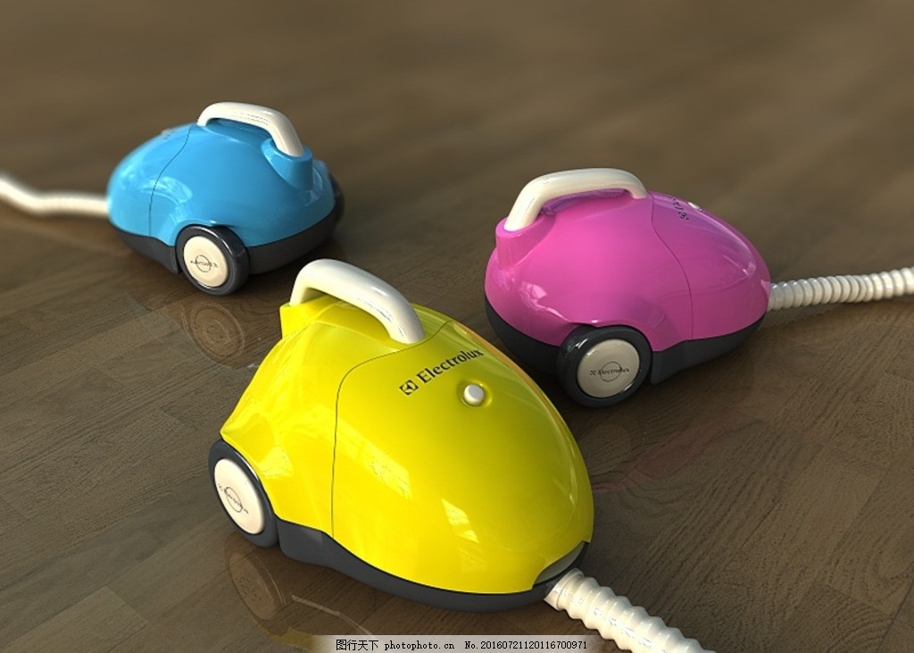 c4d渲染源文件 吸尘器