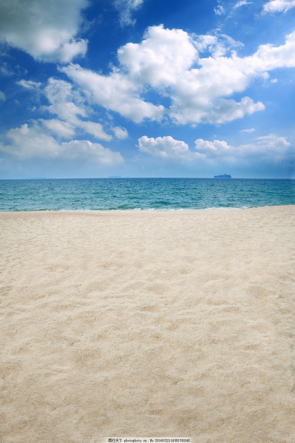 沙滩风景 沙滩风景高清图片下载 干净 海浪 海滩 海洋 蓝天