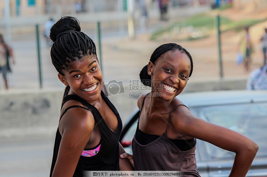 非洲的女孩图片