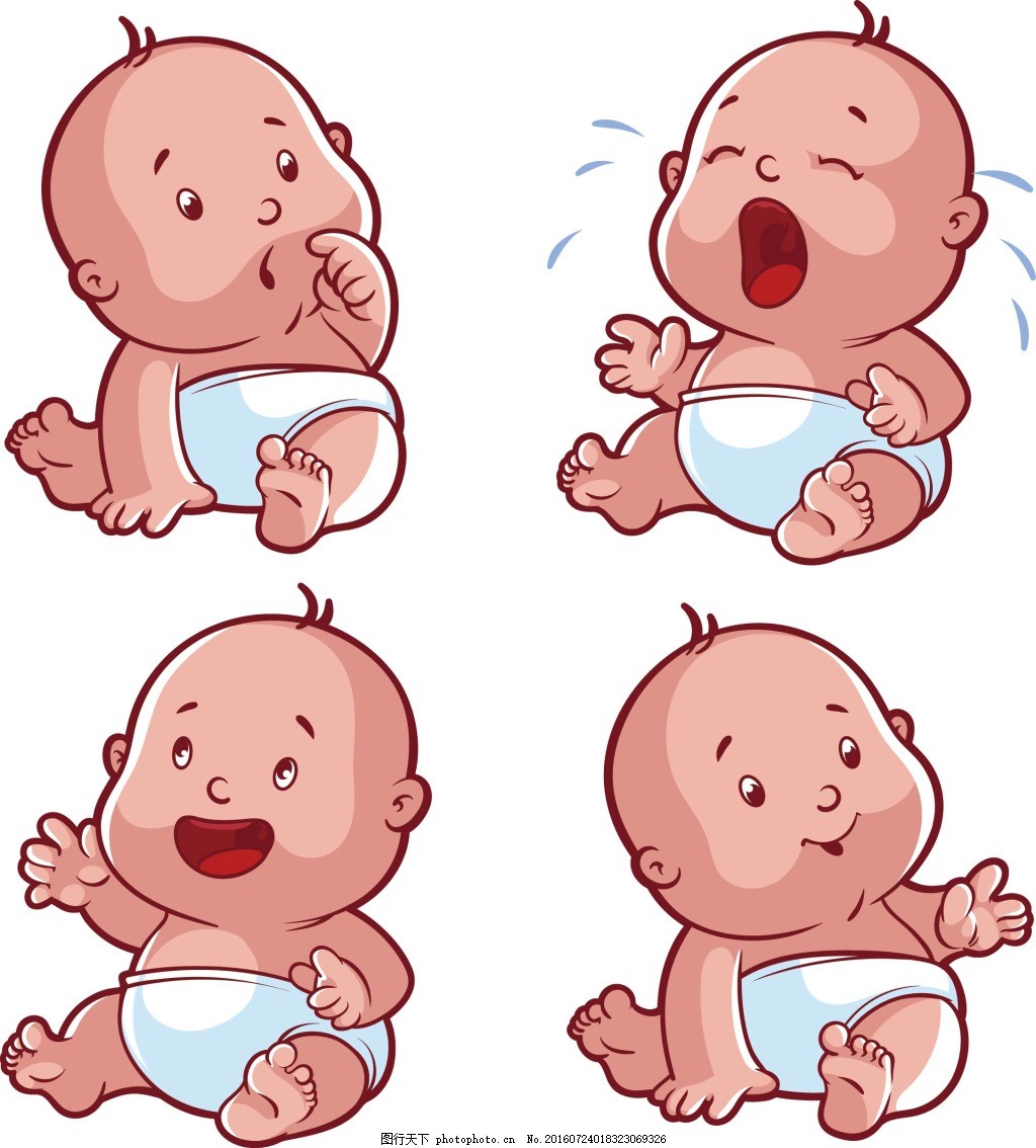 卡通婴儿插画图片下载-正版图片400093927-摄图网