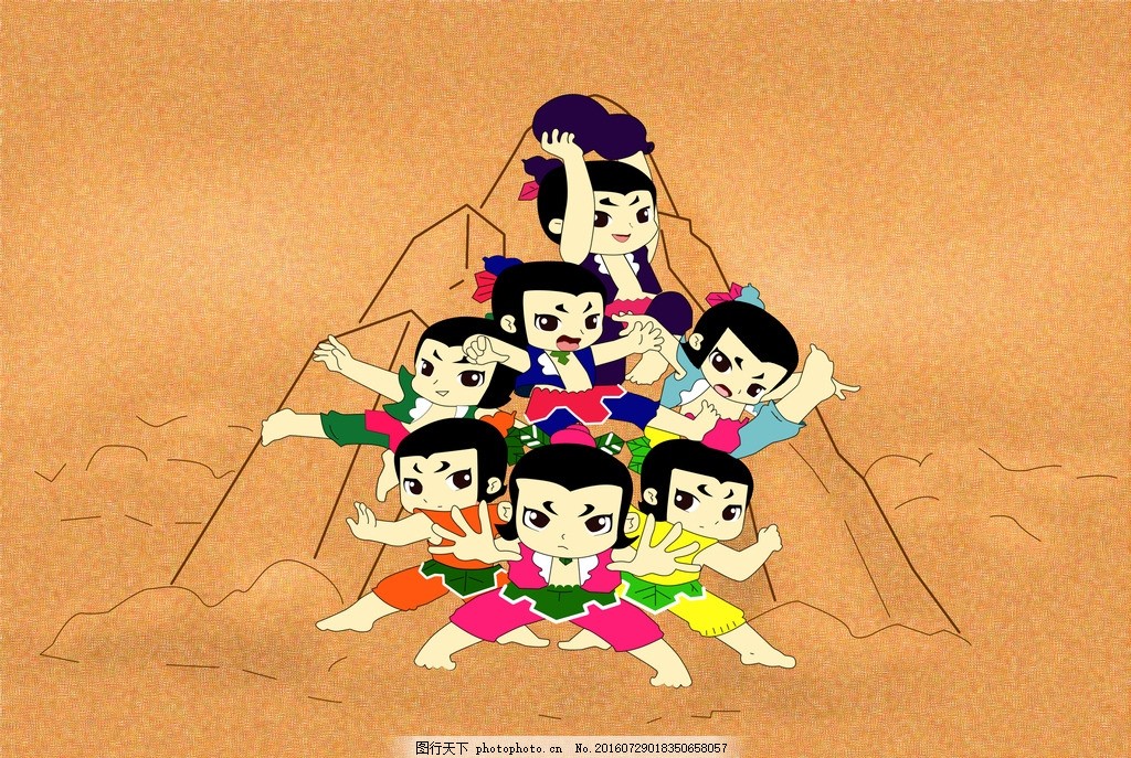 国产动画葫芦兄弟图片