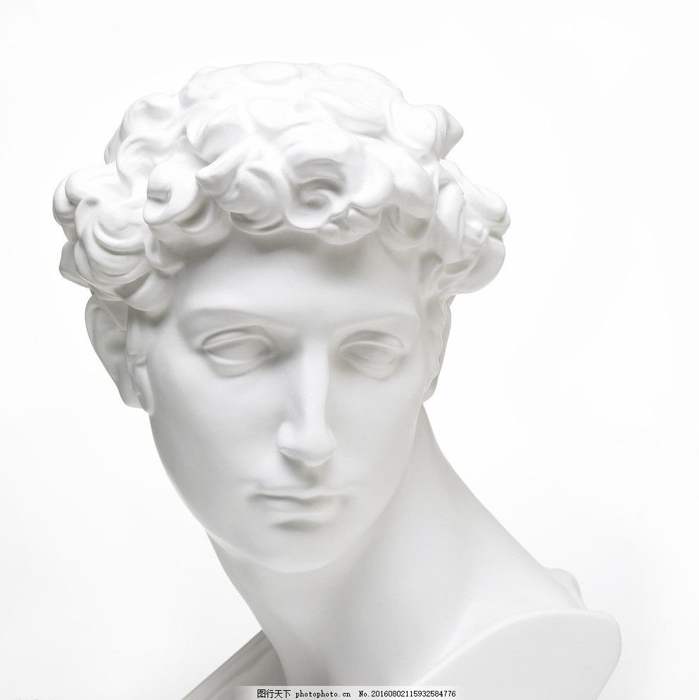 石膏像 大卫石膏像图片