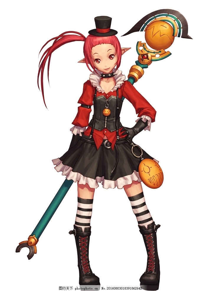 DNF女魔法师原画