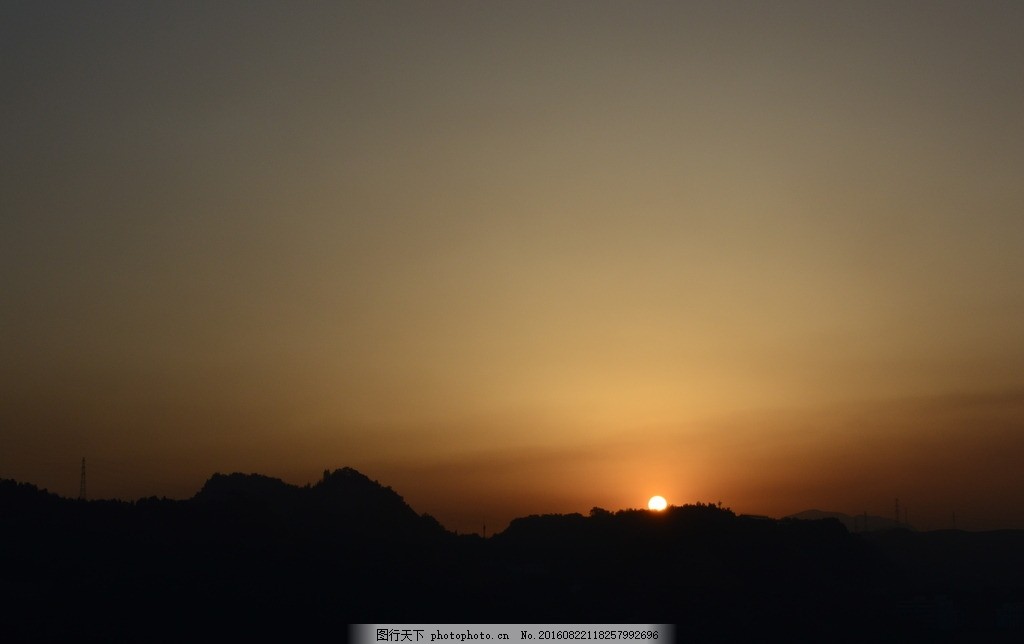 落日 夕阳 太阳 黄昏 时间 摄影 自然景观 自然风景 摄影 自然景观 自