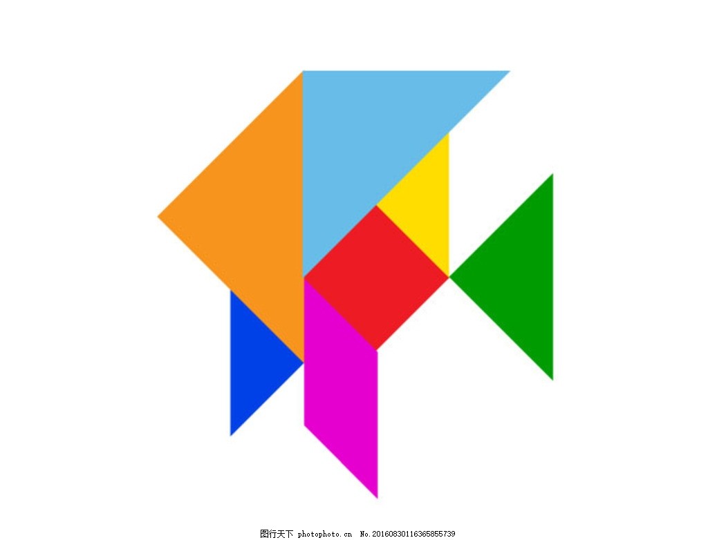 动物形状七巧板flash动画