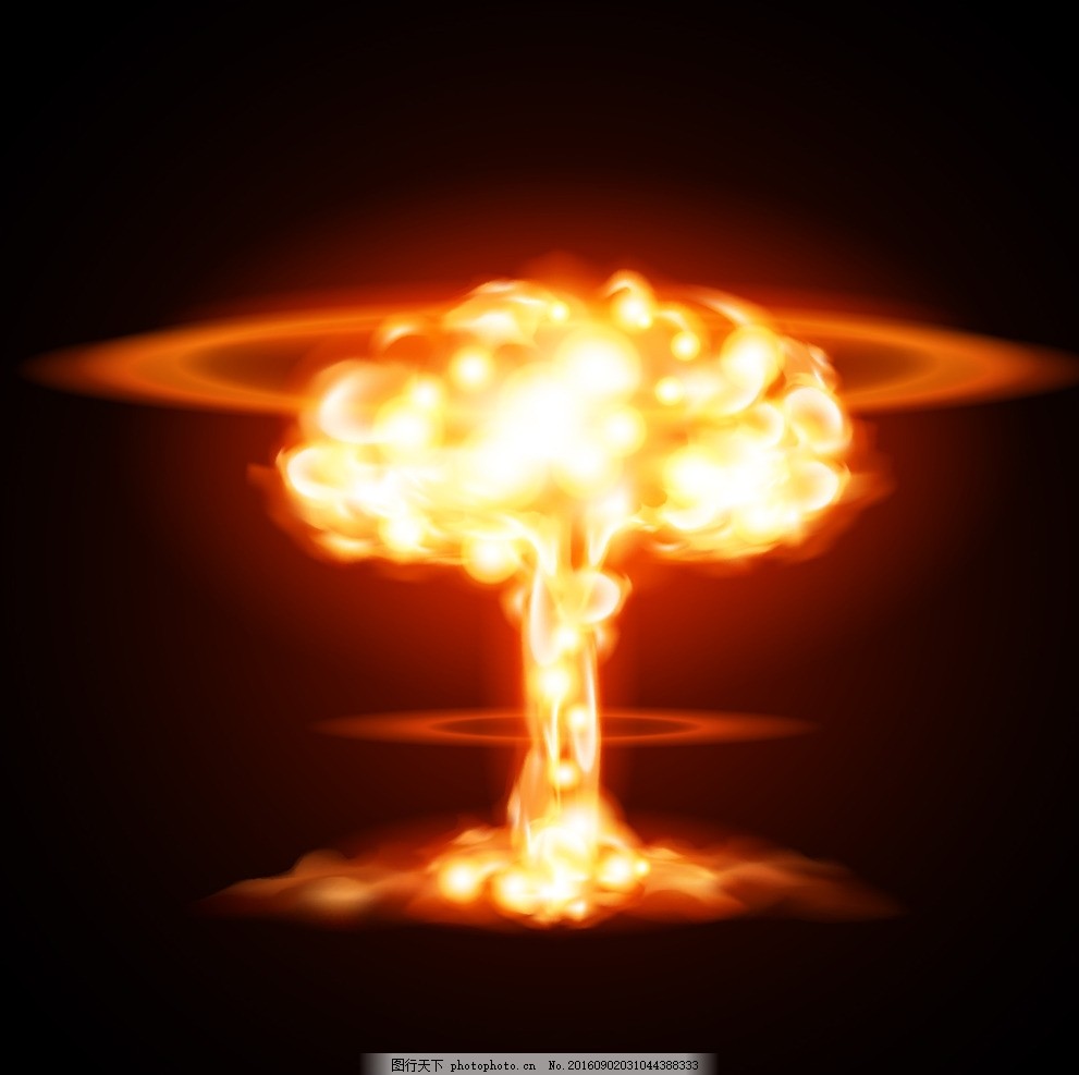 核弹爆炸蘑菇云