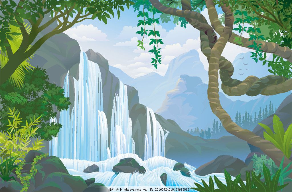 风景山水动画壁纸图片